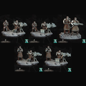 3D Printed Archvillain Games Deadmen Brigade - Morior Invictus Morior Heavy Infantry 28 32mm D&D - GreyForge Studios