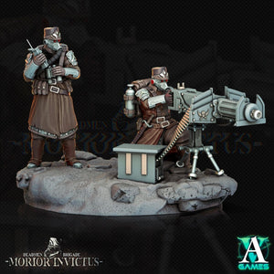 3D Printed Archvillain Games Deadmen Brigade - Morior Invictus Morior Heavy Infantry 28 32mm D&D - GreyForge Studios