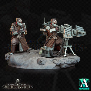 3D Printed Archvillain Games Deadmen Brigade - Morior Invictus Morior Heavy Infantry 28 32mm D&D - GreyForge Studios