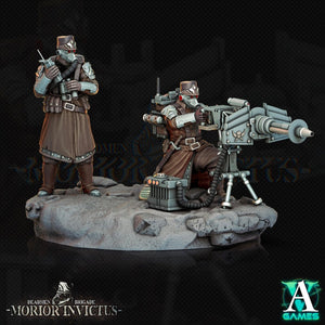3D Printed Archvillain Games Deadmen Brigade - Morior Invictus Morior Heavy Infantry 28 32mm D&D - GreyForge Studios
