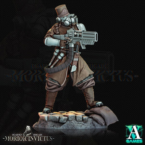 3D Printed Archvillain Games Deadmen Brigade - Morior Invictus Morior Light Infantry 28 32mm D&D - GreyForge Studios