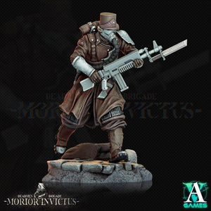 3D Printed Archvillain Games Deadmen Brigade - Morior Invictus Morior Light Infantry 28 32mm D&D - GreyForge Studios
