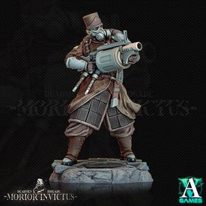 3D Printed Archvillain Games Deadmen Brigade - Morior Invictus Morior Light Infantry 28 32mm D&D - GreyForge Studios
