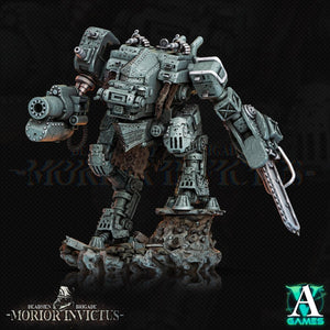 3D Printed Archvillain Games Deadmen Brigade - Morior Invictus Morior MK - 18 Paladin 28 32mm D&D - GreyForge Studios