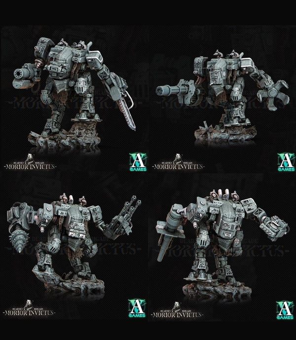 3D Printed Archvillain Games Deadmen Brigade - Morior Invictus Morior MK - 18 Paladin 28 32mm D&D - GreyForge Studios