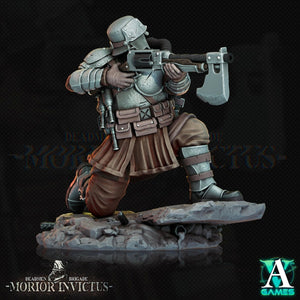 3D Printed Archvillain Games Deadmen Brigade - Morior Invictus Morior Shocktrooper 28 32mm D&D - GreyForge Studios