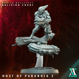 3D Printed Archvillain Games Host of Paranoia Orbita Hellscape Oblivion Court 28 32mm D&D - GreyForge Studios