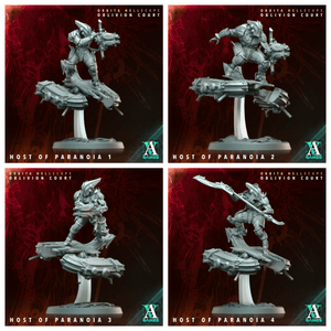 3D Printed Archvillain Games Host of Paranoia Orbita Hellscape Oblivion Court 28 32mm D&D - GreyForge Studios
