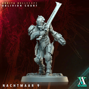3D Printed Archvillain Games Nachtmaar Orbita Hellscape Oblivion Court 28 32mm D&D - GreyForge Studios