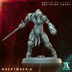 3D Printed Archvillain Games Nachtmaar Orbita Hellscape Oblivion Court 28 32mm D&D - GreyForge Studios