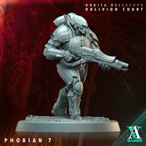 3D Printed Archvillain Games Phobian Orbita Hellscape Oblivion Court 28 32mm D&D - GreyForge Studios