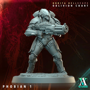 3D Printed Archvillain Games Phobian Orbita Hellscape Oblivion Court 28 32mm D&D - GreyForge Studios