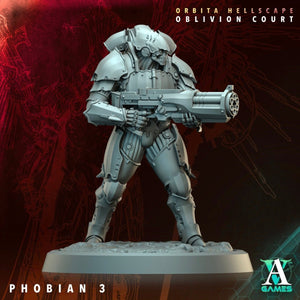 3D Printed Archvillain Games Phobian Orbita Hellscape Oblivion Court 28 32mm D&D - GreyForge Studios