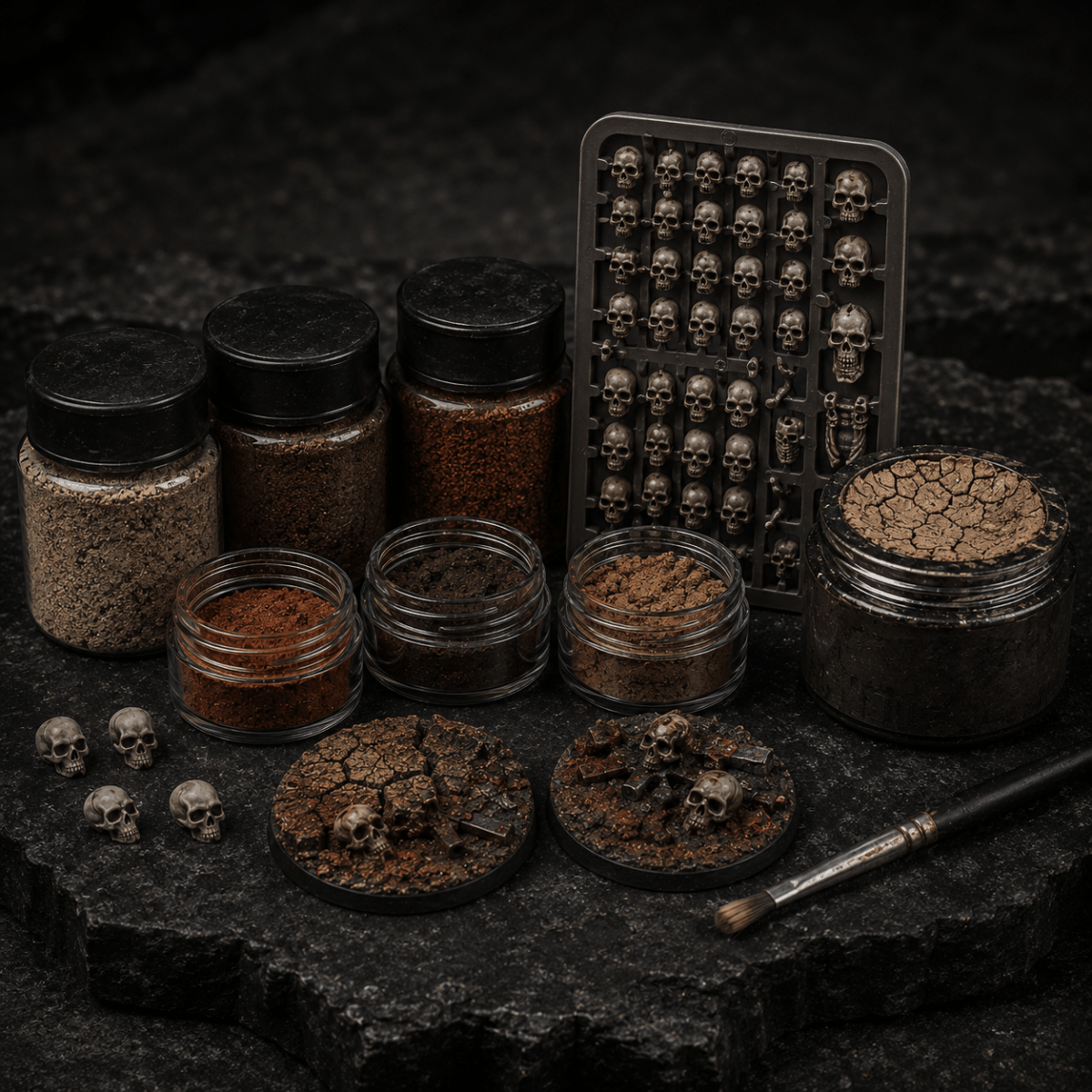Battlefield Basing & Skulls Kit - GreyForge Studios